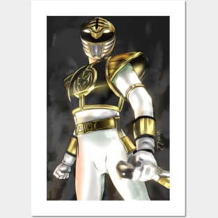 white ranger Posters and Art